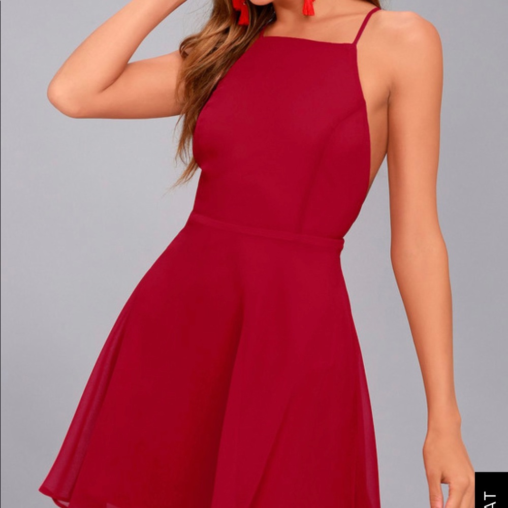 Lulu’s mini skater dress WORN ONCE